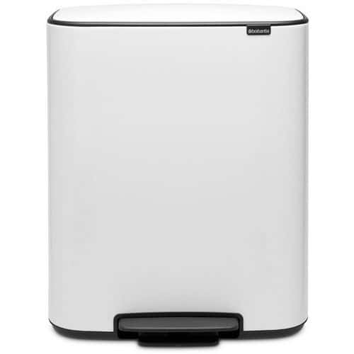 Pedaalemmer Bo 2 x 30 liter wit_Brabantia