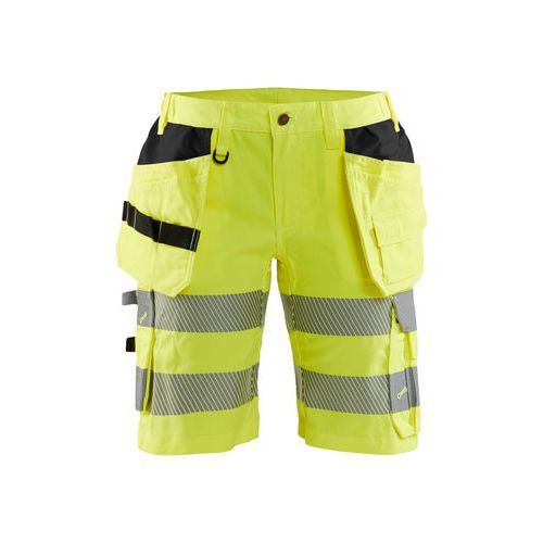 Damesshort met hoge zichtbaarheid van stretchmateriaal - Blåkläder