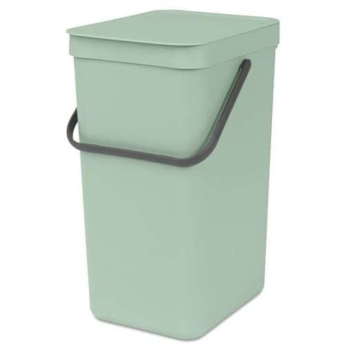 Afvalemmer Sort&Go 16L, Brabantia, Jade