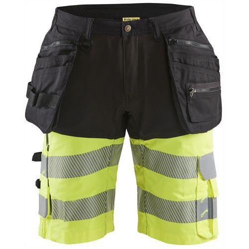 High Vis shorts Zwart/Geel - Blåkläder