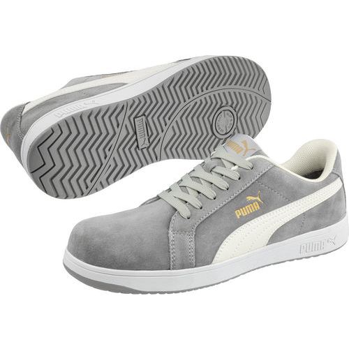 Veiligheidsschoen ICONIC SUEDE LOW GREY S1PL ESD FO SR - Puma