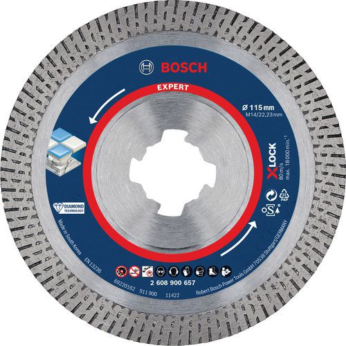 Diamantschijf EXPERT X-LOCK Hard Ceramic - Bosch