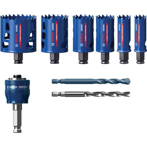 Gatzaag 9-delig of 14 delig Powerchange Tough Material - Bosch