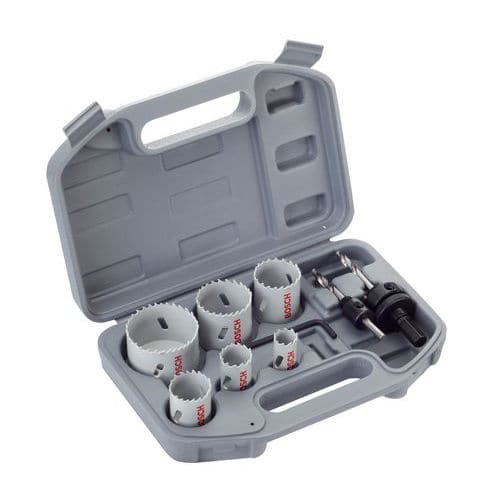 Gatzaag set 6 HSS BIM voor elektricien 20,25,35,40,51,68mm - Bosch