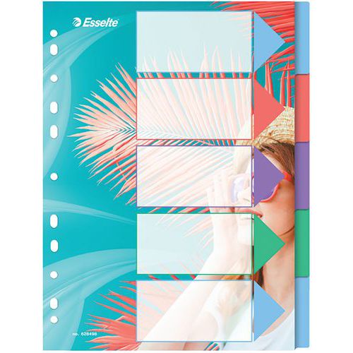 Tabblad A4 Colour'Breeze PP - Esselte