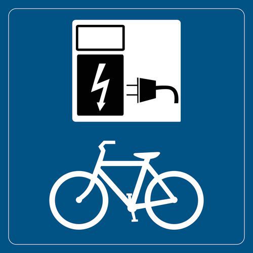 Pictogram Oplaadpunt-fiets