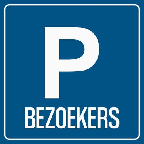 Pictogram Parkeren voor bezoekers