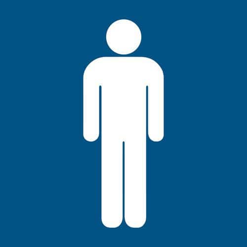 Pictogram Toilet heren