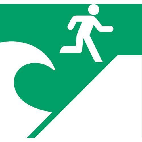 Pictogram Tsunami evacuatiegebied