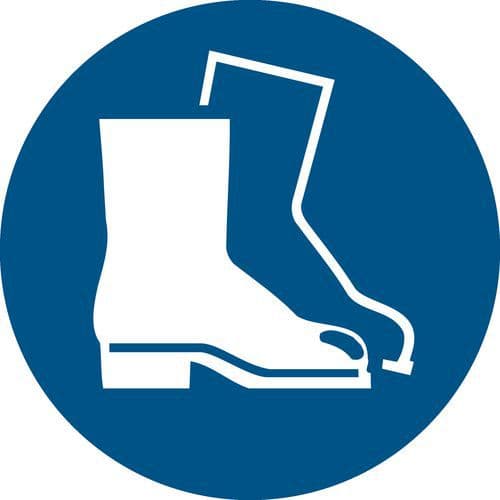 Pictogram Veiligheidsschoenen verplicht