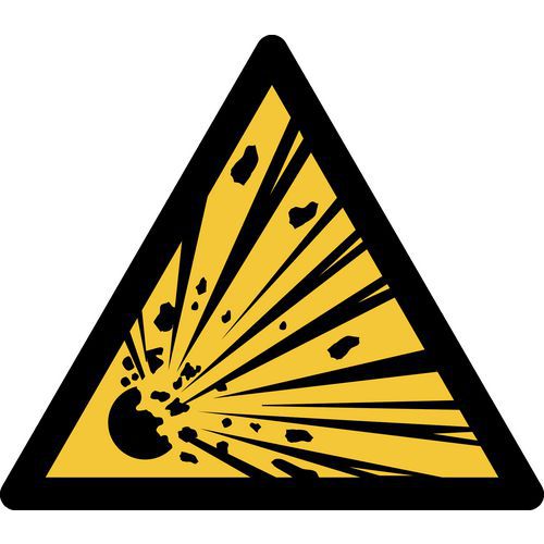 Pictogram Waarschuwing: explosief materiaal