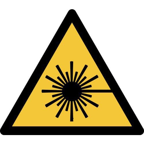 Pictogram Waarschuwing: laserstralen