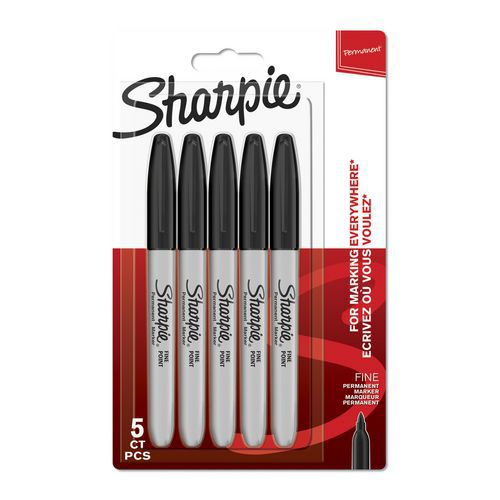 Perm. markeerstift Sharpie Fine™ met dop - Sharpie®