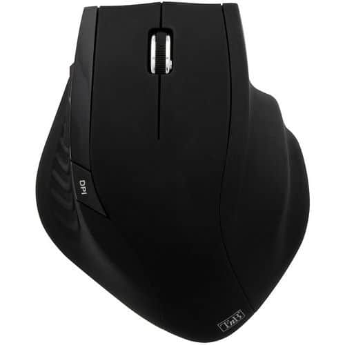 Ergonomische draadloze muis ERGO LINE - zwart - T'nB