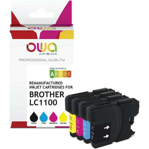 Inkjetcartridge refurbished BROTHER LC1100 - OWA