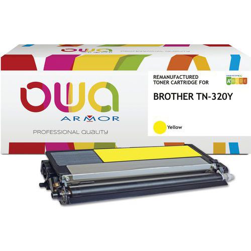 Toner refurbished BROTHER TN-320Y - OWA