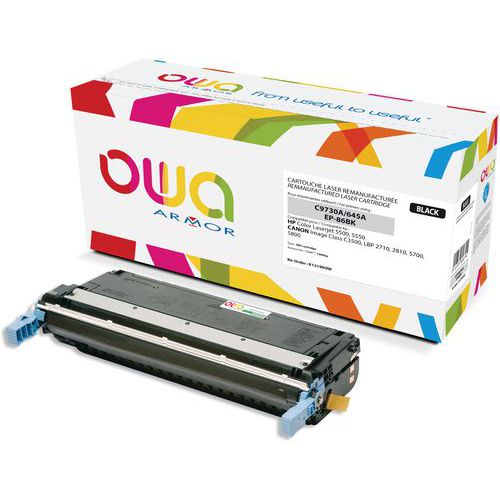 Toner refurbished HP C9730A - CANON EP-86 BK - OWA