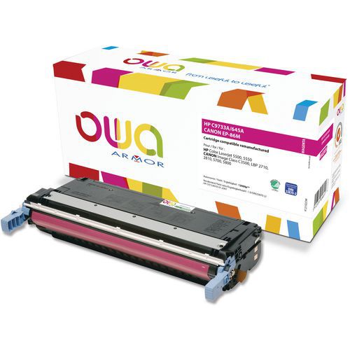 Toner refurbished HP C9733A - CANON EP-86 M - OWA