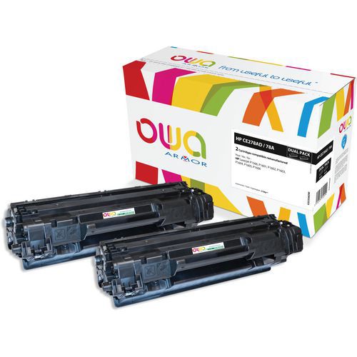 Toner refurbished HP CE278A - CANON 726 - OWA