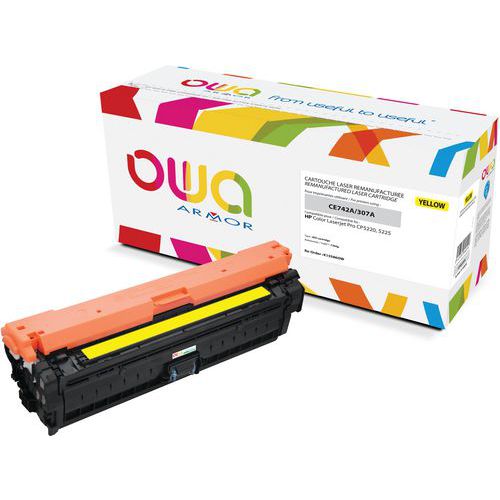 Toner refurbished HP CE742A - OWA