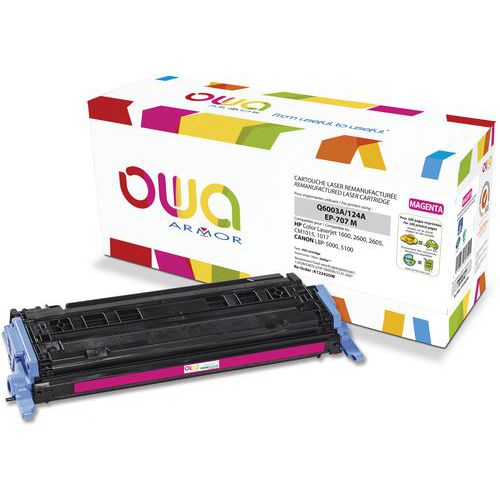 Toner refurbished HP Q6003A - CANON 707M - OWA