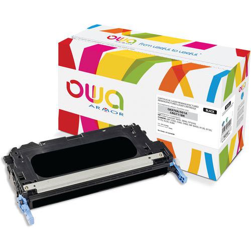 Toner refurbished HP Q6470A - CANON 711BK - OWA