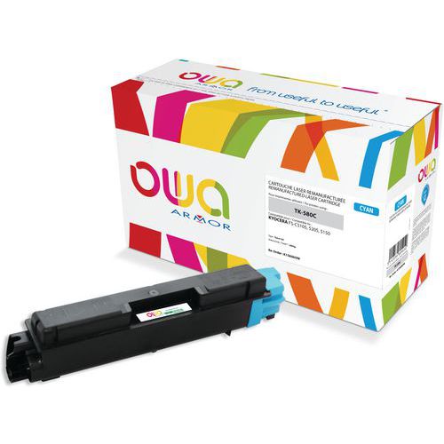 Toner refurbished KYOCERA TK-580 C - OWA