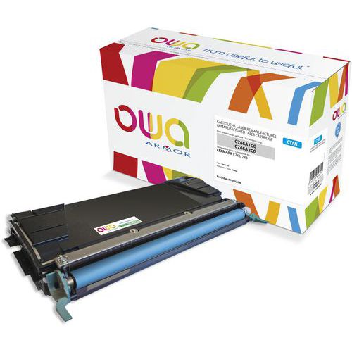 Toner refurbished LEXMARK C746A2CG - C746A1CG - OWA