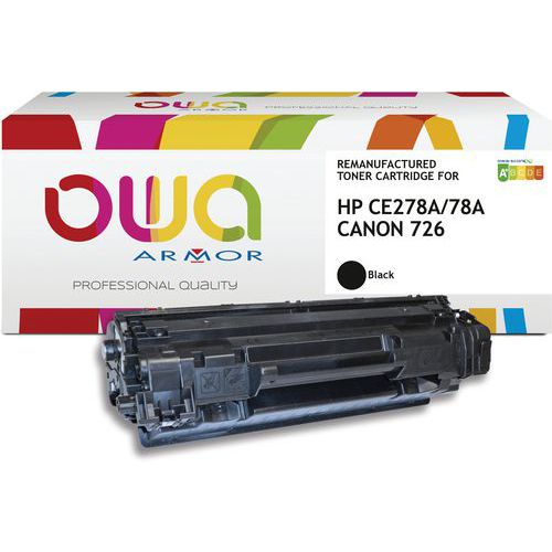 Toner refurbished OLYMPIA 0726 - HP CE278A Jumbo - OWA