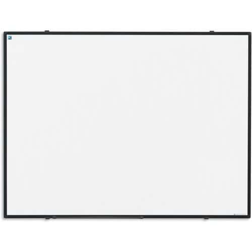 Whitebord zwart Softline profiel, gelakt staal wit - Smit Visual