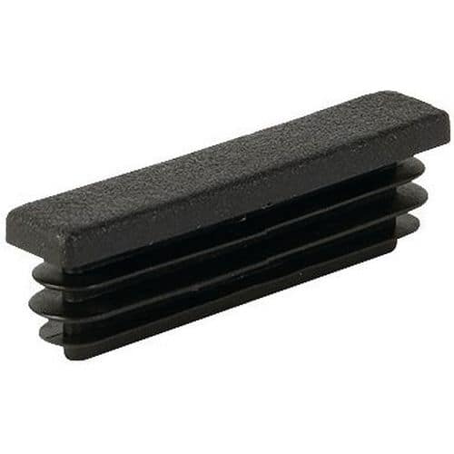 Staanderdop voor staander LxB 50x10 mm - zwart - Bito