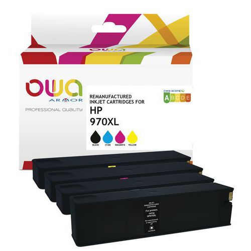 Inkjetcartridge refurbished HP 970XL/971XL - OWA