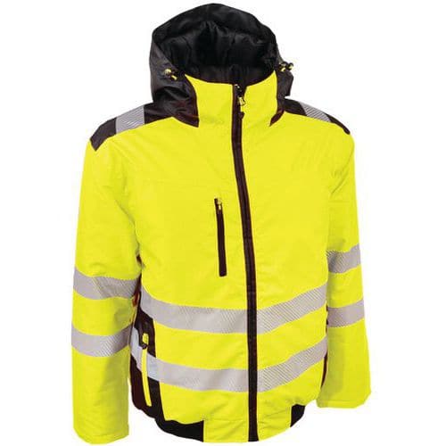 Weerbestendige jas met hoge zichtbaarheid Aviator warm en comfortabel