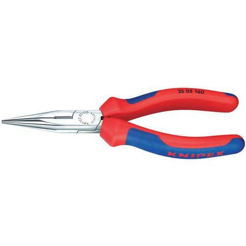 Halfronde Knipex-bektang met bekleding uit twee verschillende materialen