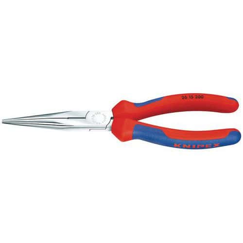 Halfronde Knipex-bektang met bekleding uit twee verschillende materialen