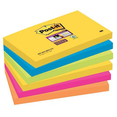 Post-it® Super Sticky verschillende kleuren