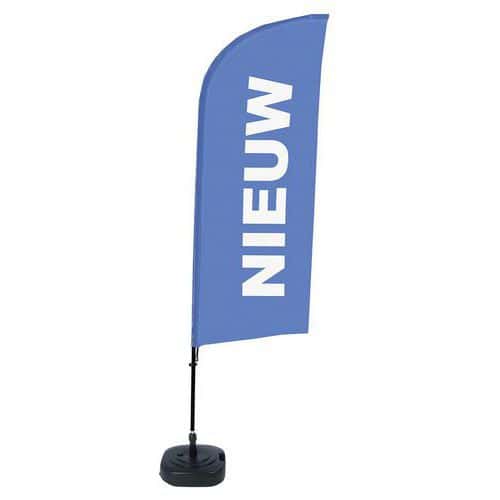 Beach Flag Alu Wind Complete Set Nieuw