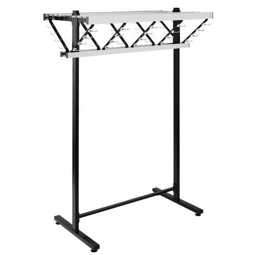 Garderoberek - Breedte 120 cm - 40 en 80 kledingstukken  - Gardelux