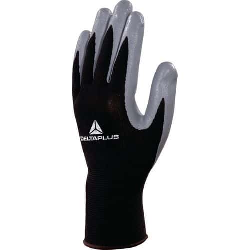 Gebreide handschoen polyester/nitril VE712GR