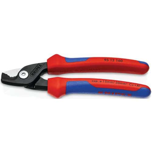 Kabelschaar StepCut meer-componentengrepen gebruineerd 160 mm - Knipex