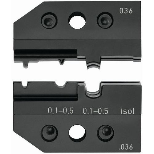 Krimpprofiel voor geisoleerd, niet geisoleerd verbinders 0.1 - 0.5 mm²