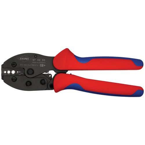 Krimptang PreciForce gebruineerd voor RG58/174/188/316 220mm - Knipex