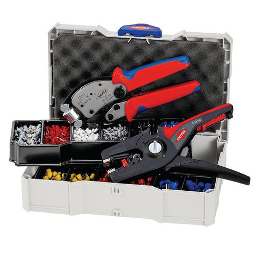 Krimp-assortiment voor adereindhulzen 97 53 18/12 52 195 - Knipex