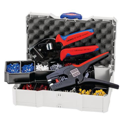 Krimp-assortiment voor adereindhulzen 97 53 09/12 42 195 - Knipex