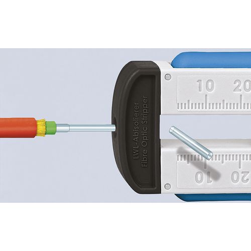 Stripgereedschap voor glasvezelkabel 190 mm - Knipex