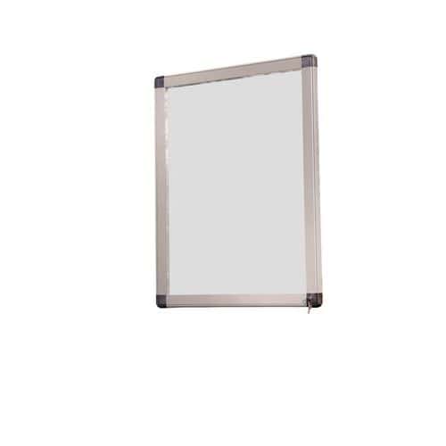 Buitenvitrine Antares Italiaans - Aluminium achterwand - Deur van veiligheidsglas