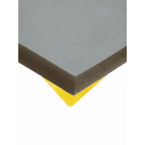 Schuimplaat - cellulair rubber - zelfklevend - basis van NBR-PVC