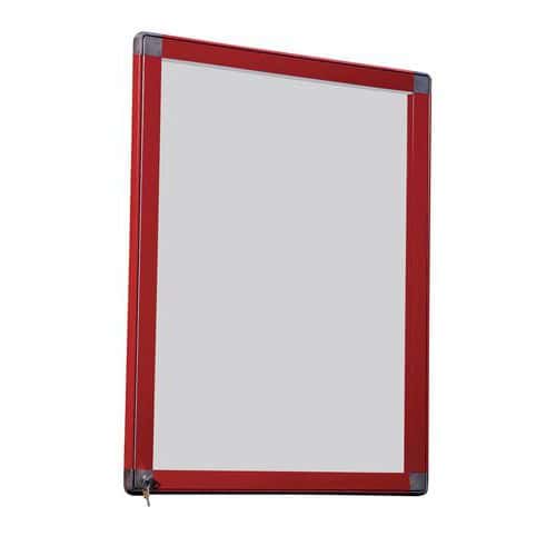 Buitenvitrine Antares Italiaans - Aluminium achterwand - Deur van veiligheidsglas