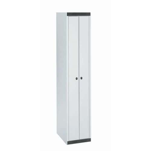 Garderobe XS - 1 kolom - 2 vakken breedte 200 mm - Op sokkel - Acial