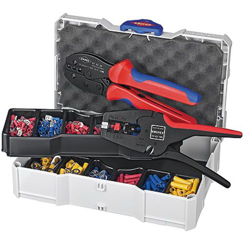 Krimp-assortiment voor kabelverbinders _ 97 90 22 KNIPEX